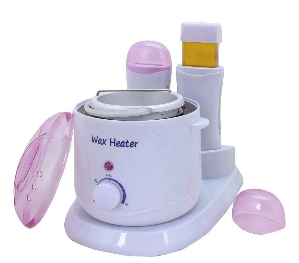 Online Selling Professional Depilatory Waxing Warmer Heater Pink White Hair Power Plug in Wax Warmer Hair Removal