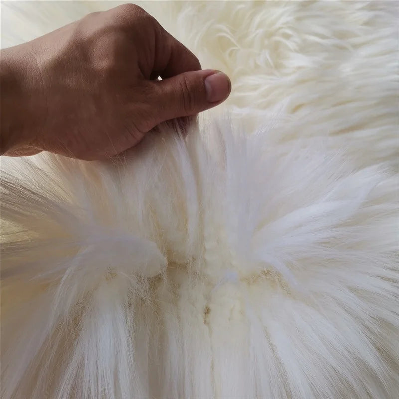 100% Real Sheepskin Blanket