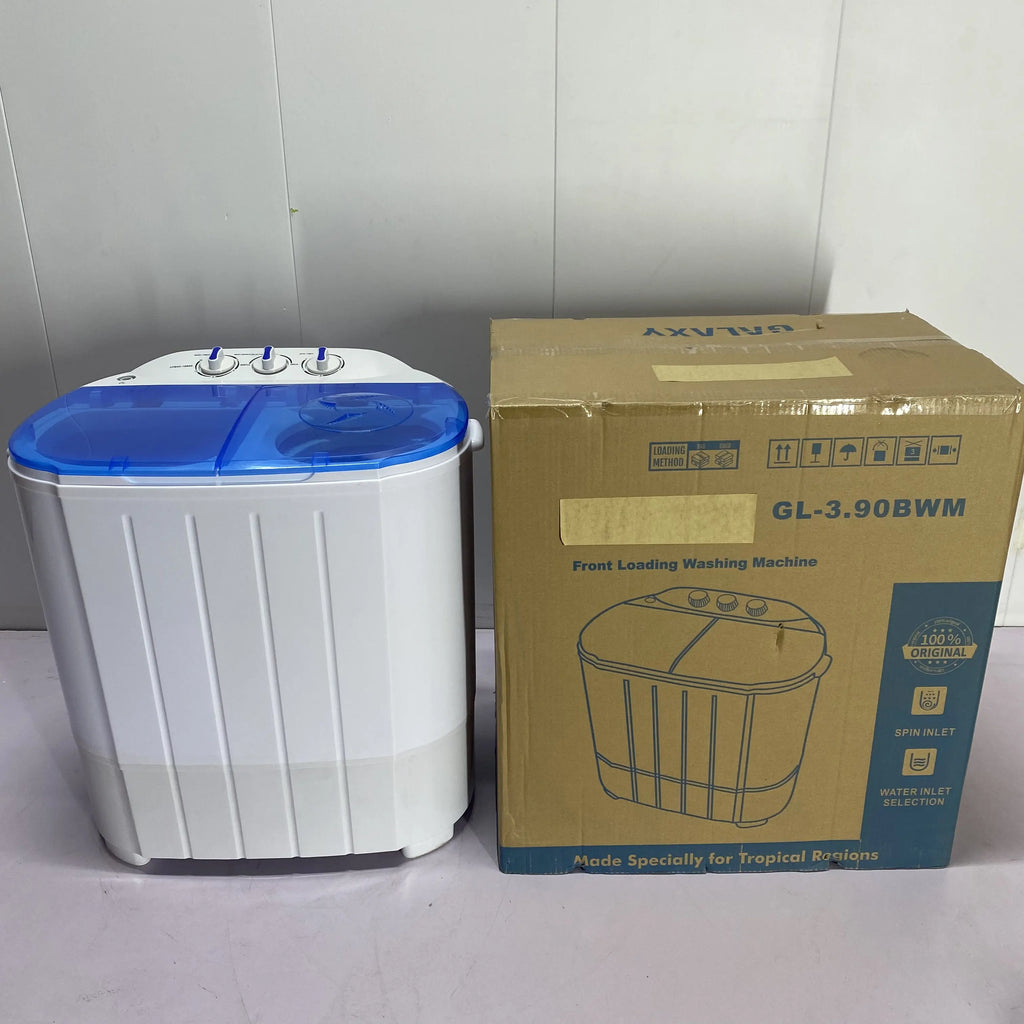 4kg Semi-automatic Twin-cylinder Plastic Washing Machine With Dryer Household Mini Babies and Children Washing Machine
