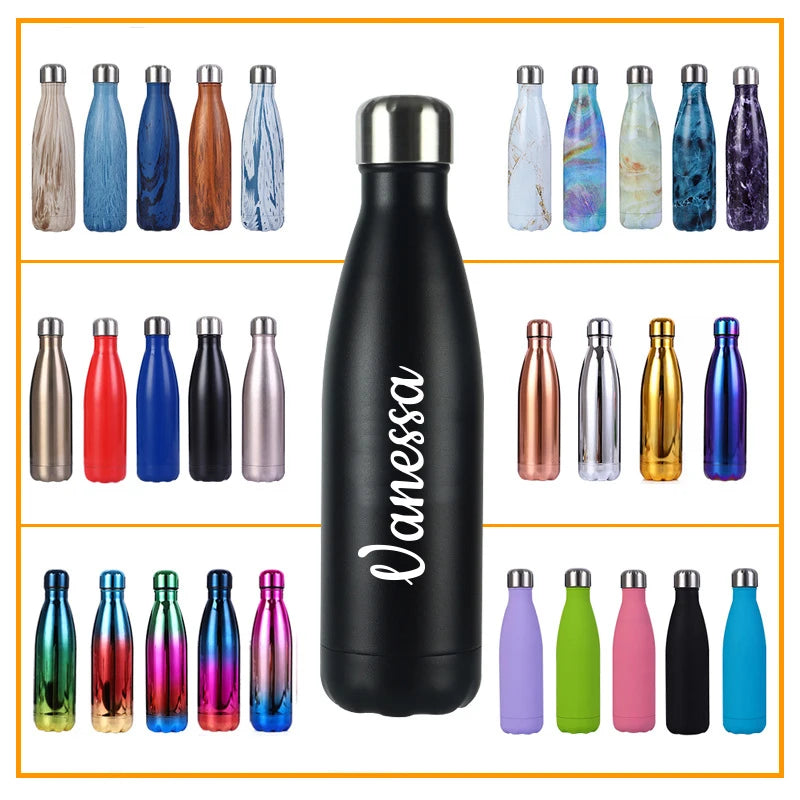 Customized Thermos Bottle Vacuum Flasks Stainless Steel Water Bottle Portable Sports Bottle Gift Cups
