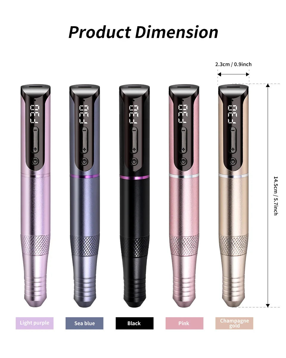 Portable Professional 35000rpm Pen Type Electric Nail Polisher Easy Carry Dead Skin Removal Manicure Sanding Tool