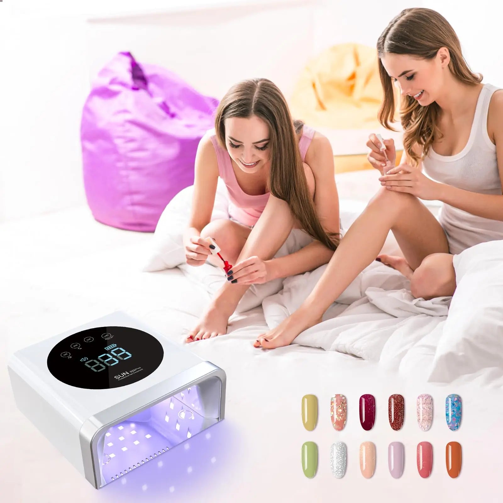 X22 New Arrivals in China Supplier 72W Max Power Uv Led Nail Lamp Completed Drying Gel Nails Polish Equipment