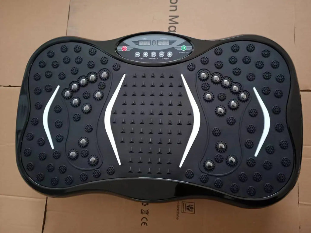 Unisex Whole Body Workout Massager Machine Vibration Platform Plate Fitness Equipment ABS Material Vertical Type Home Use