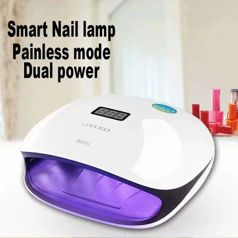 48w Manicure UV Lamp LED Nail Dryer Lamp with 36 Beads for All Gel Polish Nails Equipment