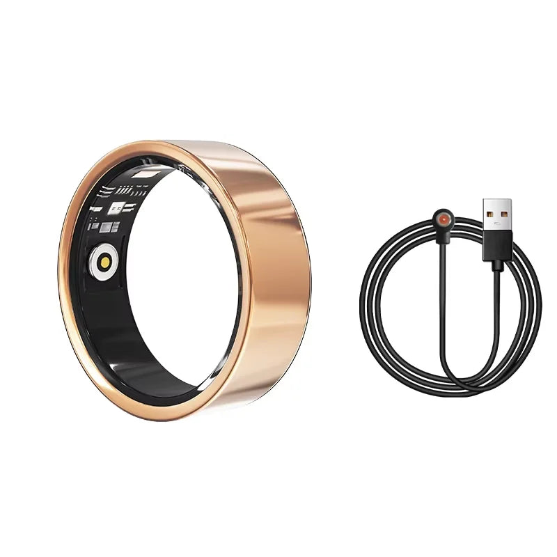 Stainless Steel Heart Rate Detection High Quality Smart Rings Android for Men