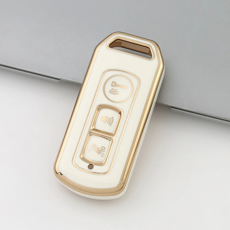 Premium Soft TPU Car Key Case Cover Shell for Honda Motorcycle PCX150 Click Vario 350 Ns125la Key Rings Keychain Bag Factory