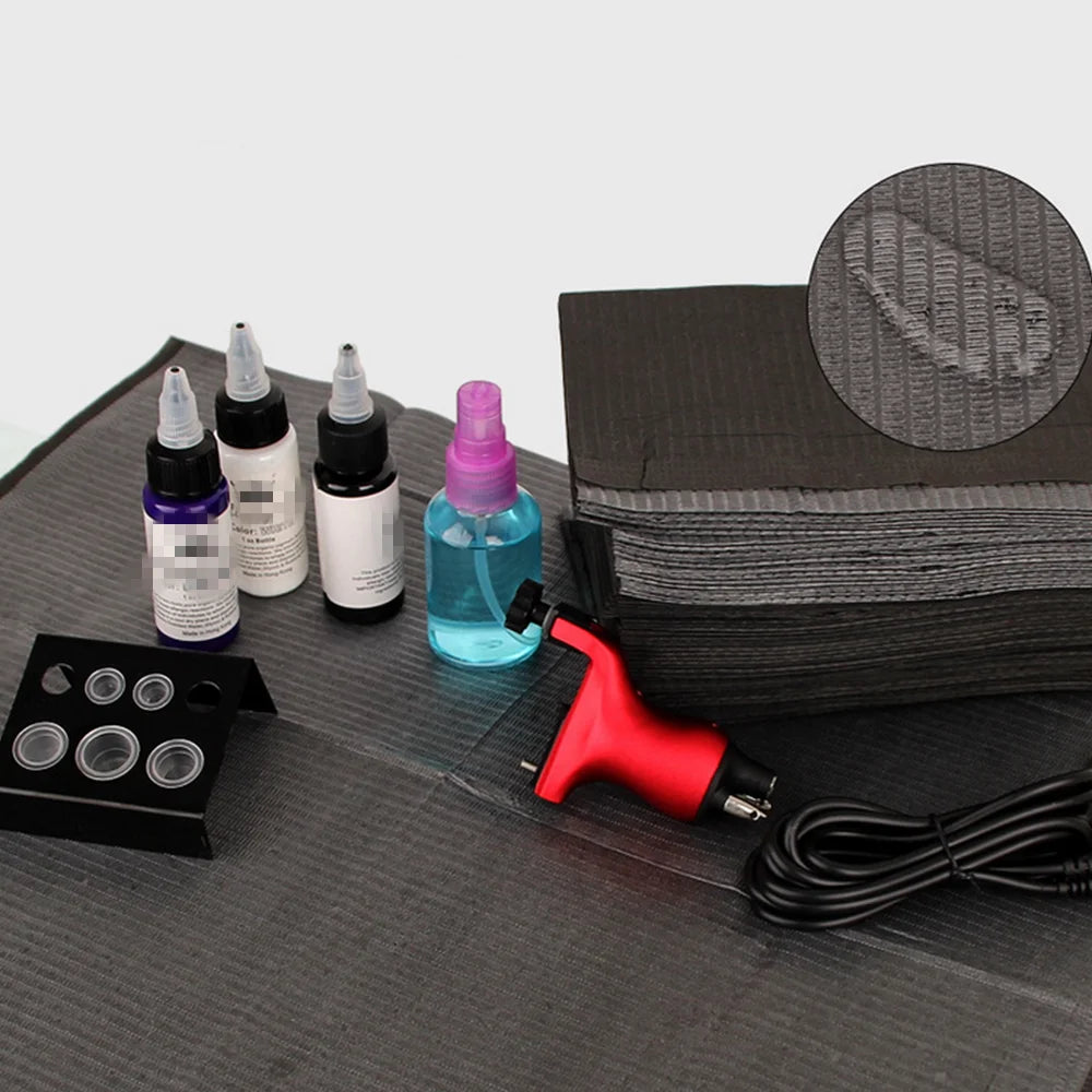50Pcs Disposable Eyelash Clean Pad Mat Tattoo Cleaning Wipes Table Pad Waterproof Medical Paper Dental Bibs Cloths Tool
