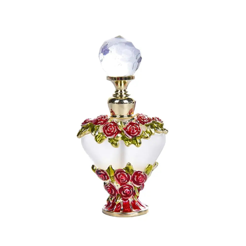 Factory Price 3ml Heart Shape Arabic Perfume Oil Bottle With Metal Stick
