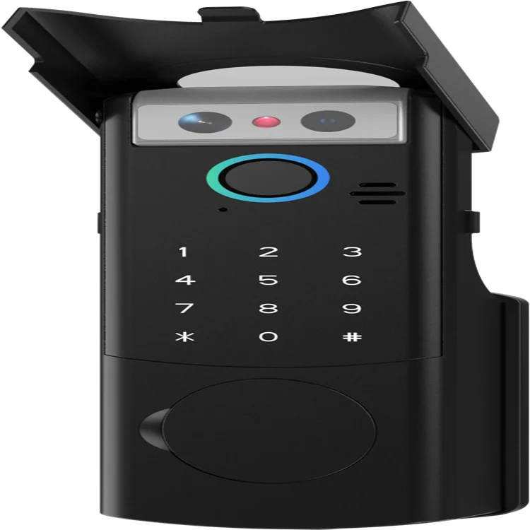 New Stock TUYA App Smart Door Lock Aluminium Alloy Outdoor Waterproof Home Password Face Recognition Lock