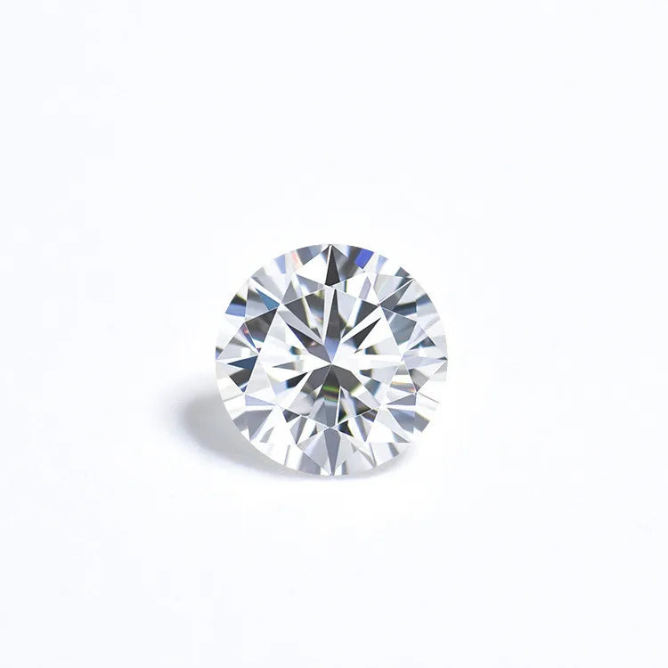 1-15 Carat Round Brilliant Cut Diamond Test Past Sparkling D Color Loose Moissanite Stones for Wedding Rings Jewelry Making