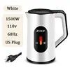 Electric Kettle Thermal Insulation Automatic Power-Off 2.2L Capacity 1000-1500W Stainless Steel Engineering Plastics