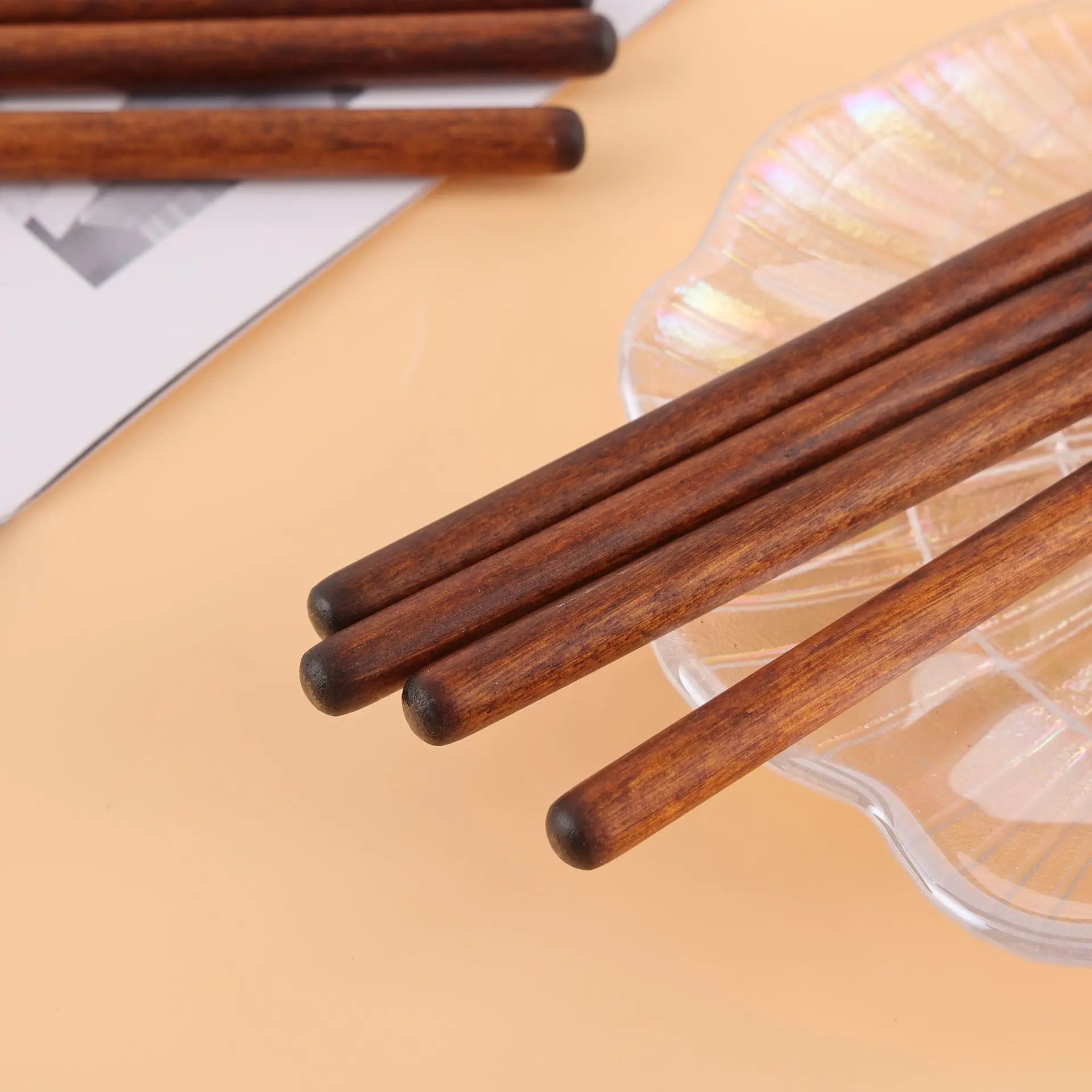 New 5pcs 6/9/12/15/18mm Wood Rod Nail Liner Brush Drawing Lines Stripe Painting Flower Pen Handle Nail Art Tools