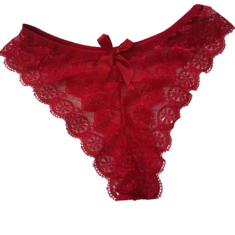 DS- A0067 Hot Sales New Arrival Women's Underwear Lace Sexy One Pieces V-string Briefs Panties Triangle Pants