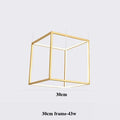 Modern square led chandelier art design postmodern luxury golden light Indoor Living Room Decor Lobby suspension chandelier