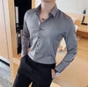 Liu Ming Hot Product 2024 Autumn Men s Clothes Casual Slim Social Party Long Sleeve Business Formal Shirt