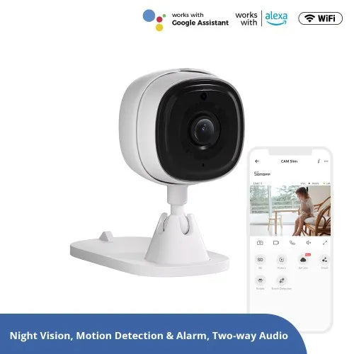 For Sonoff Cam Slim Smart Home Security Camera Wifi-enabled OLED Display Android-based Battery-powered Yiweilian Card Machine