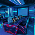 WE High Quality Gamer PC Table E-sport Stadium Gamer Station for E-sports Table Desk