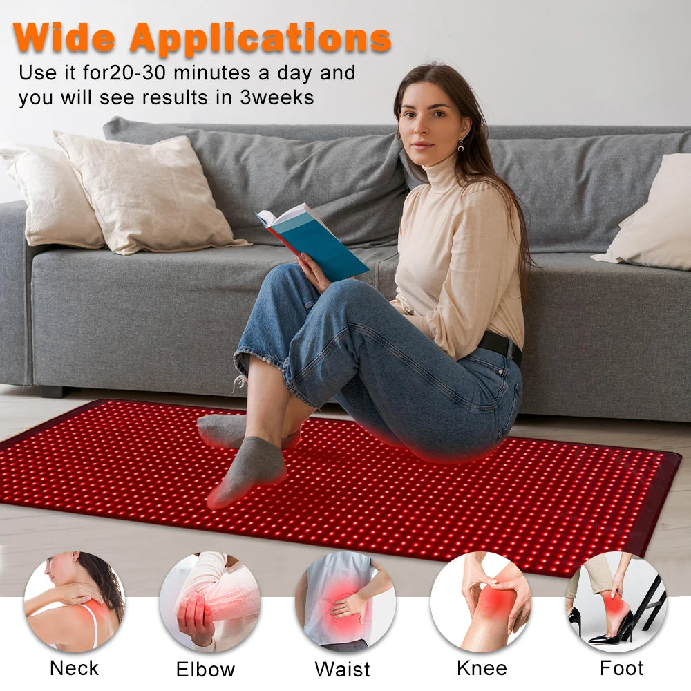 2025 Hot Sale Pain Relief Mat Suitable for Yoga Red Light Therapy Mat
