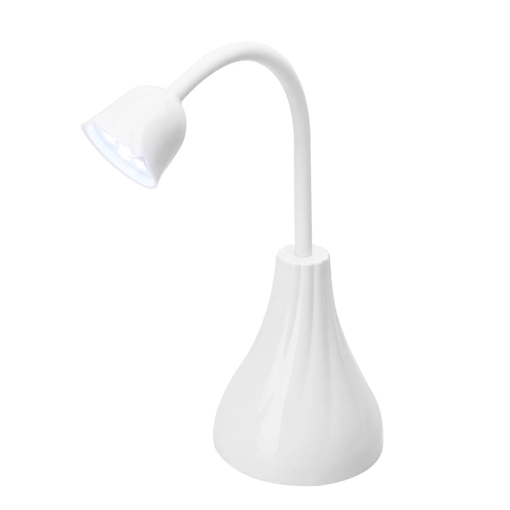 UV LED Nail Lamp Portable Mini Lotus Hands Free Light Rotatable Nail Dryer Quick Dry Nail Gel Polish Curing Lamp