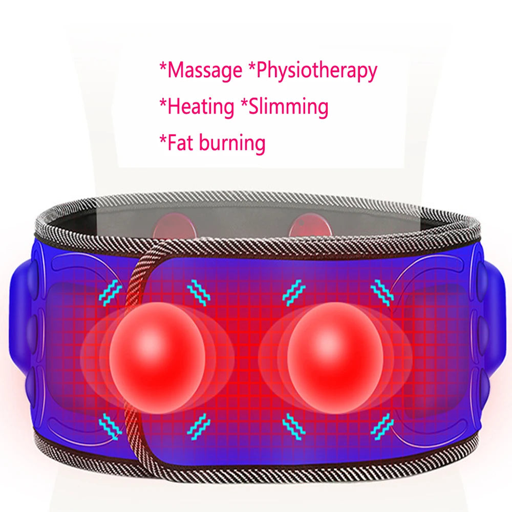 Wireless Electric Massage Slimming Belt Lose Weight Fitness Fat Burning Vibration Abdominal Belly Muscle Trainer Stimulator