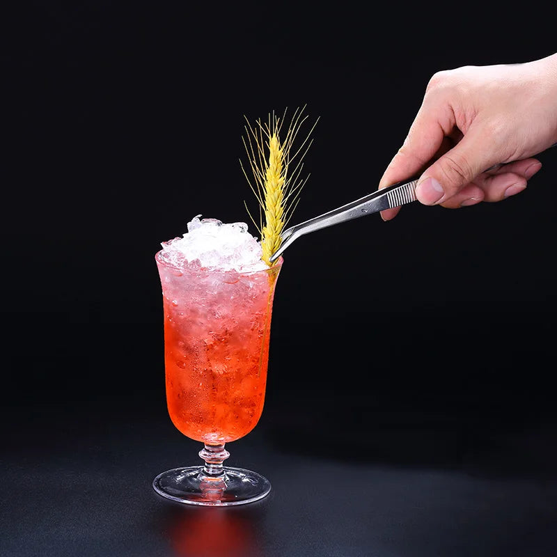 14/16/18/20/25/30cm Kitchen Cooking Medical Tweezer Tong With Comfortable Ridged Handle,for Medical,Kitchen Bar Accessory