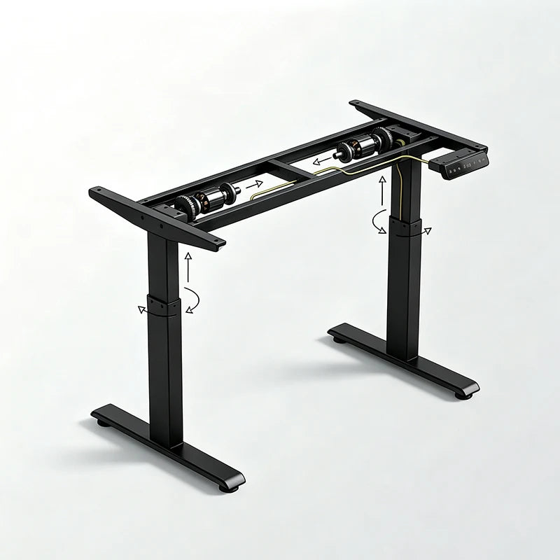 Ergonomic Height Adjustable Electric Standing Desk Load Capacity 120kg Flexispot Standing Desk