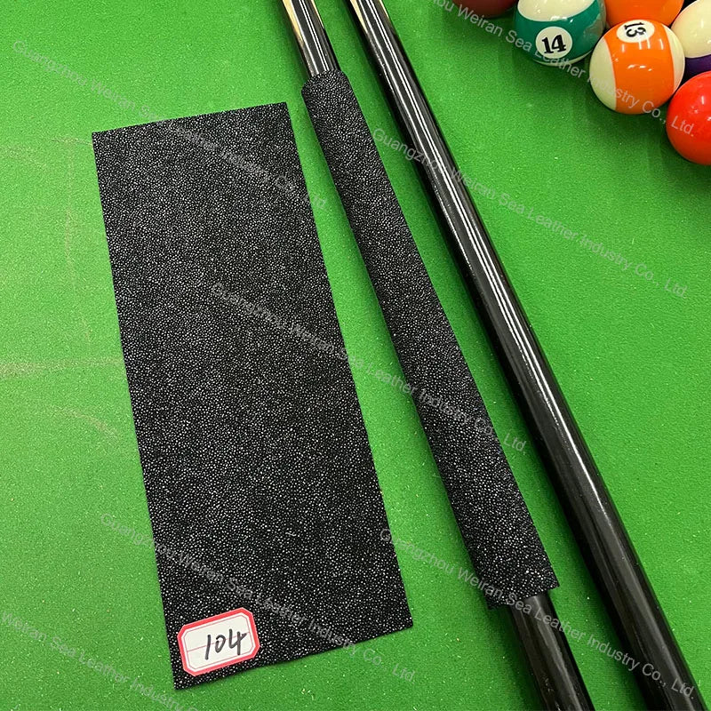 Genuine Cow Skin Pool Billiards Cue Grips Non-Slip Protective Sleeve Wrap with Different Print Pattern Genuine Leather Club Wrap