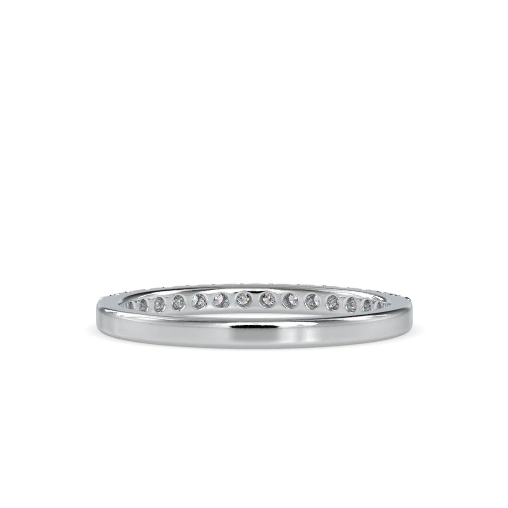 Customized Lab Grown Diamond Engagement Ring Fancy Band Silver Plated 14 Stones Luxury Style IGI/Certified Women Brahma Diamonds