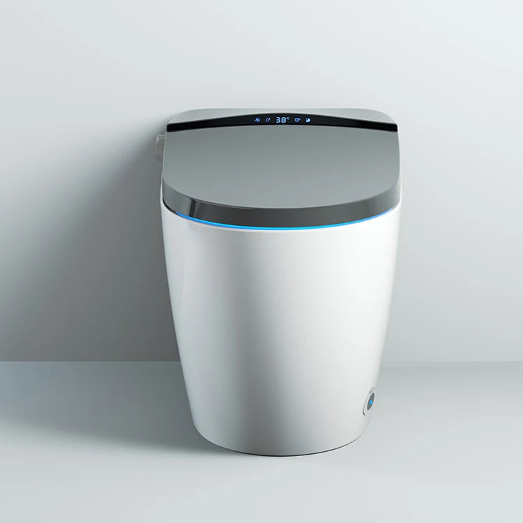 Automatic flushing without water tank integrated black electronic intelligence