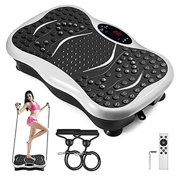 Unisex Body Slimming Vibration Platform Exercise Machine Fit Fitness Vibration Plate With Good vibration machine exercise