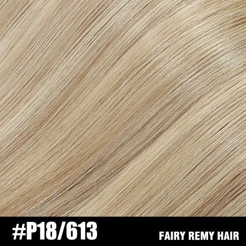 Fairy Remy Hair 20-22" Remy Keratin Flat Tip Human Hair Extensions Straight Capsules Natural Pre Bonded Hair 0.8g/Strand