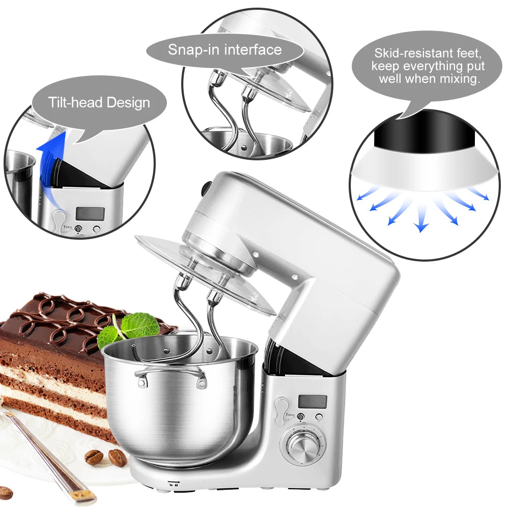 Big Capacity 10L 1500W Powerful Cooking Appliances Cake Bread Dough Mixer Planetary Electric Home Kitchen Appliance Food Mixer
