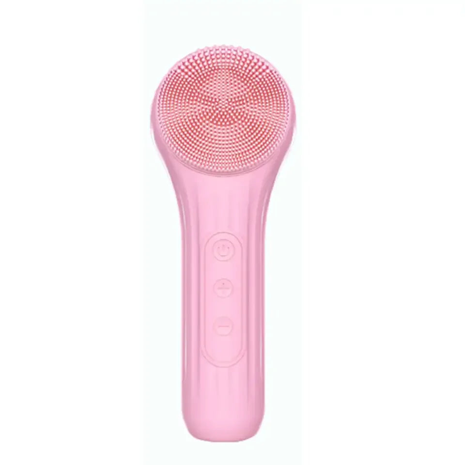 Electric Silicone Facial Cleansing Scrubber Face Skin Deep Cleaning Brush