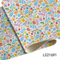 Easter Egg  Litchi Printed PU  Leather Faux Sheets Design  Festival Leather for Bags Hair Bow Shoes 30*136 cm