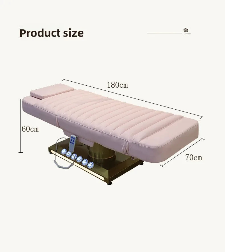 Luxury Electric Esthetician Massage Bed Salon Beauty Eyelash Extensions Facial Spa Bed for Beauty Salon Bed Applying Eyelashes
