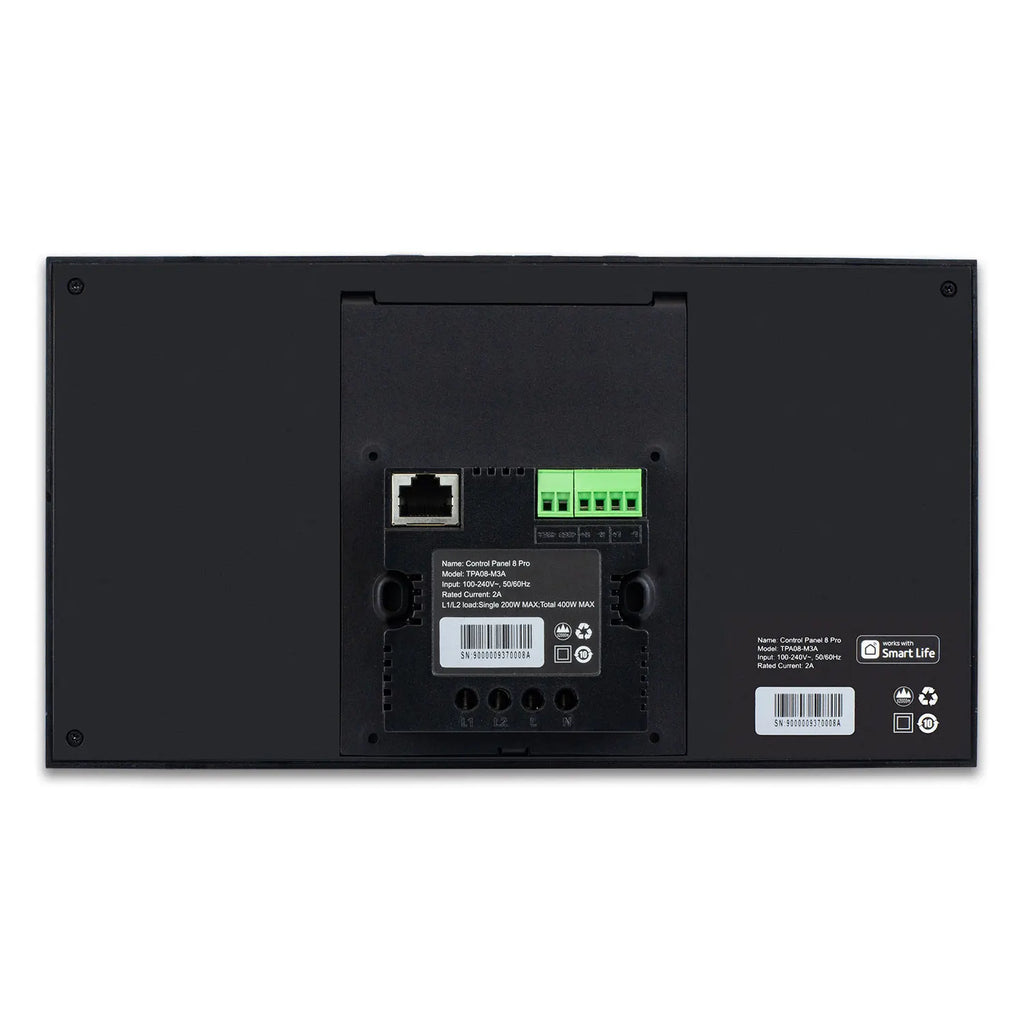 Tianlai MAX8 Wall Amplifier Smart Home Devices Touch Control Panel Home Zigbee Electric 2 Way Smart Switch