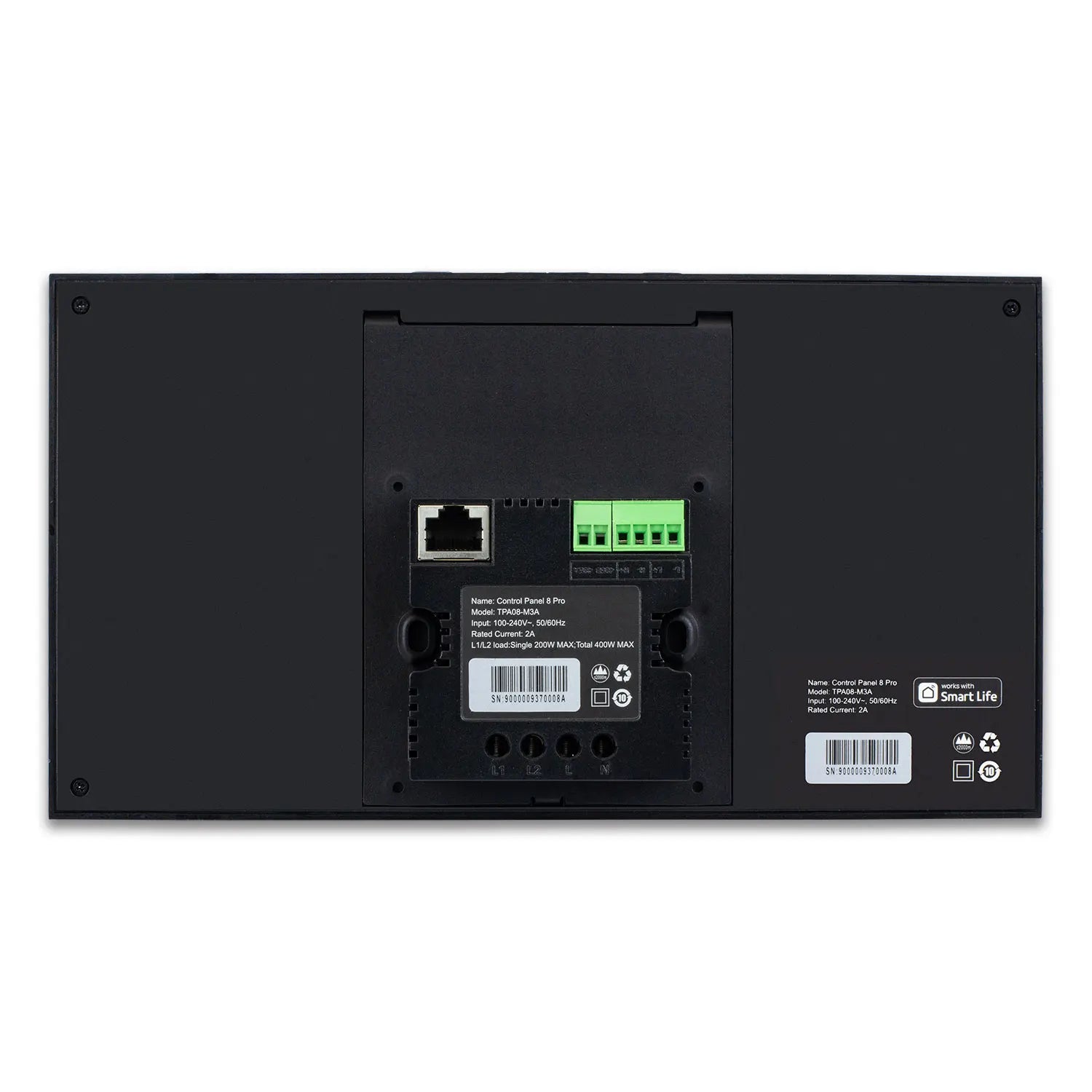 Tianlai MAX8 Wall Amplifier Smart Home Devices Touch Control Panel Home Zigbee Electric 2 Way Smart Switch