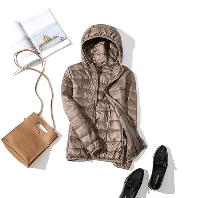 2025 New 90% Duck Down Jacket Women Autumn Winter Coat Lady Ultralight Down Jacket