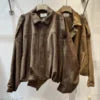Wholesale Autumn 2026 New Fashion Elegant Casual Versatile Suede Textured Loose Short Jacket Ladies Jacket