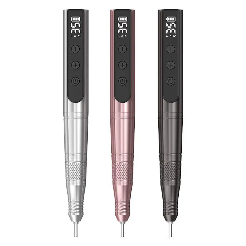 High-Power 35000rpm Nail Drill Manicure Pedicure Electric Nail File Portable Nail Art Drill Kit for Salon and Home Use