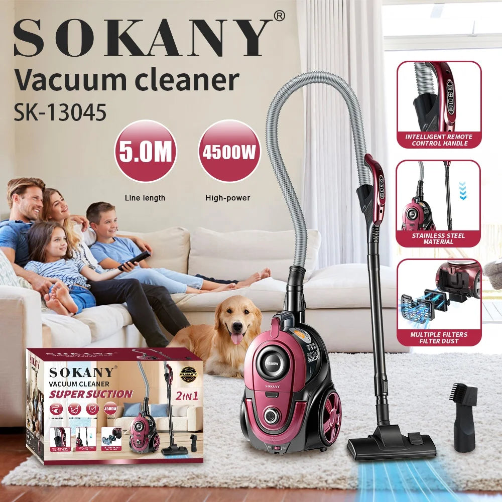 Sokany 2000W High-power Vacuum Cleaner with Factory Stock SK-13015 Vacuum Cleaner Easy to Clean the Floor