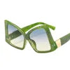 Cat Eye Sunglasses Big Frame Irregular Unusual Sunglasses Two Color Eyeglasses Frames Custom Nose Pad Eyeglasses