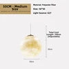 Nordic Internet-famous Chandelier Bar Atmosphere Light for Living Room Planet Moon Hanging Chandelier Middle LED Iron 2-Year