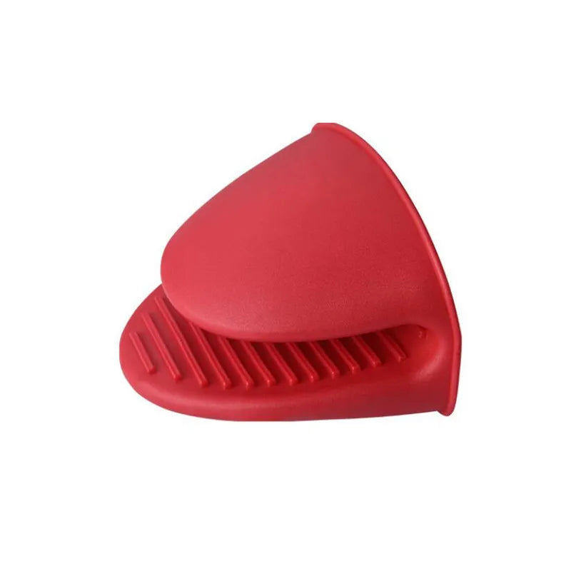 1Pc Thicken Silicone Baking Oven Mitts Microwave Oven Glove Insulation Non Stick Anti-slip Grips Bowl Pot Clips Kitchen Gadgets