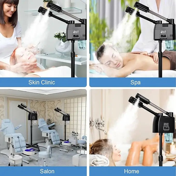 Hot & Cold Facial Spa Face Steamer Beauty Skin Care Professional Facial Steamer Salon Equipment