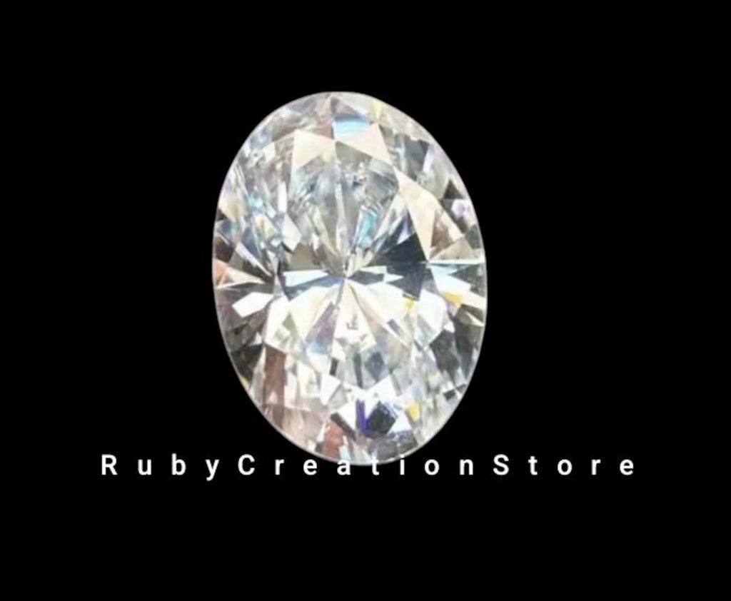 Classy & Cute Oval Cut White Moissanite Loose Stone VVS1 Clarity D Color Excellent Cut 3x5mm for Jewelry Making