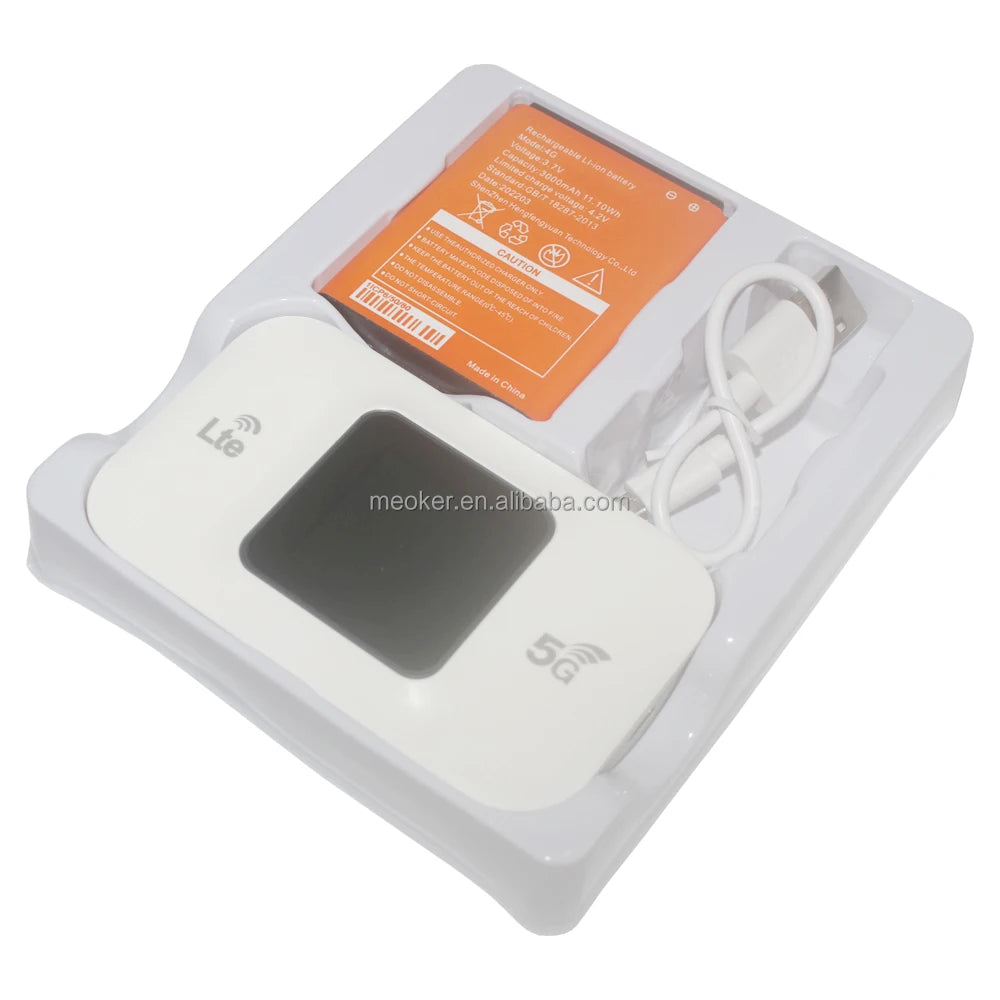 OEM ODM MEOKER E5785 Pro CAT4 150Mbps Pocket Hotspot Router With Some and VPN With 3000mAh Battery