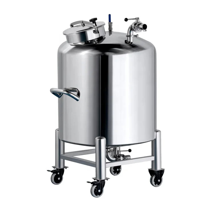 Stainless Steel Storage Tank Water Beer Milk Wine Cosmetic Storage Tank Perfume Movable Storage Tank
