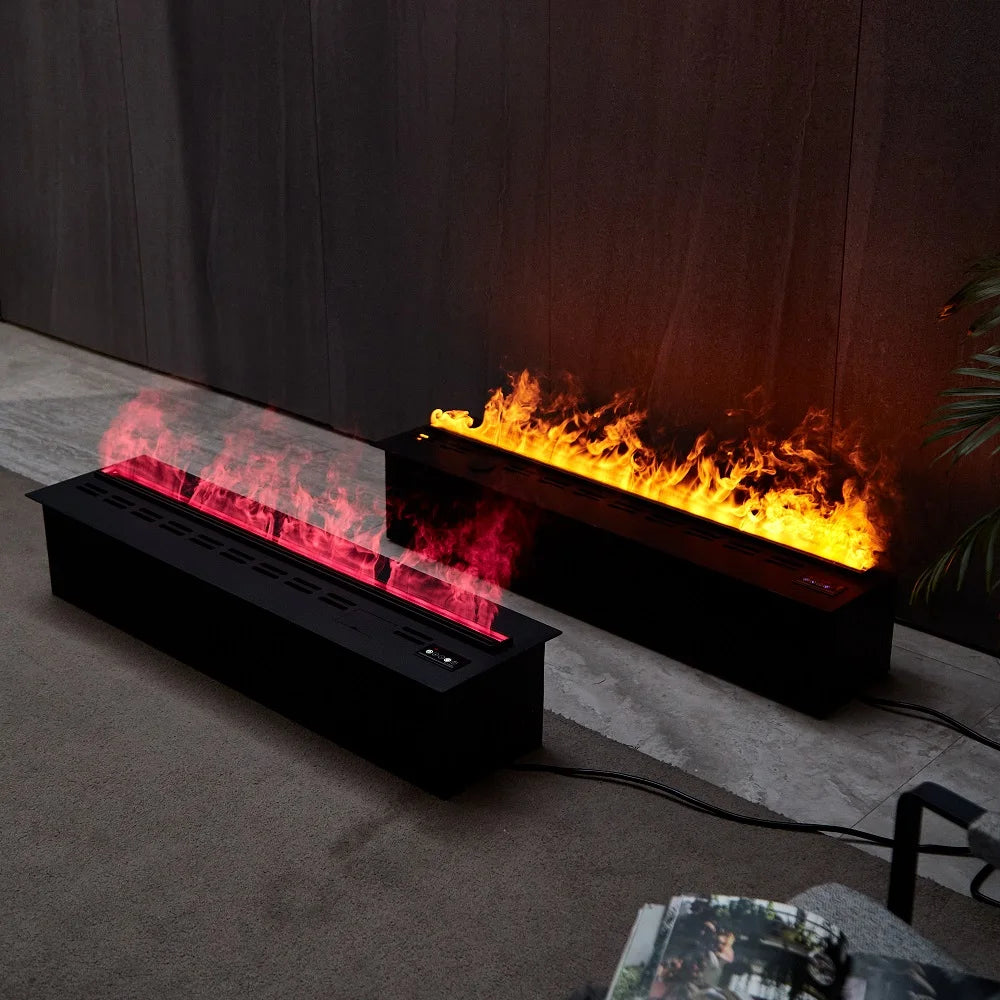 Large Decorative Steam Fireplace 3D Water Vapor Electric Fireplace Smart Electronic Remote Control Built-in Electric Fireplace