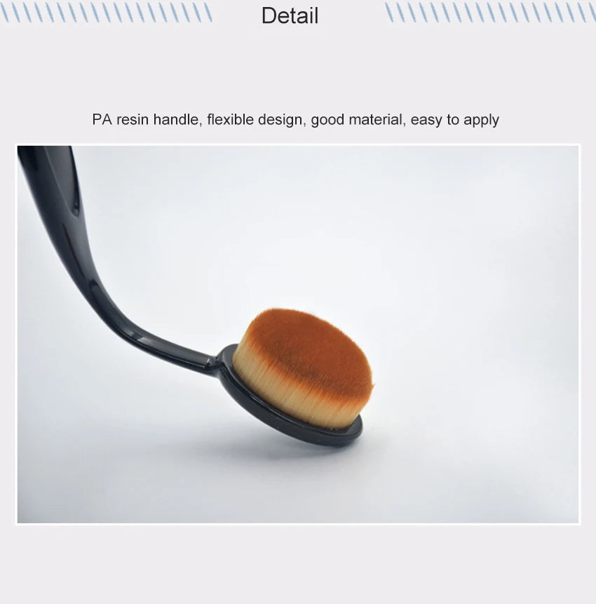 Toothbrush type Women Makeup Brushes Bendable Eye Shadow Highlight Foundation Make Up Brush Blush Cosmetic Brushes Beauty Tool